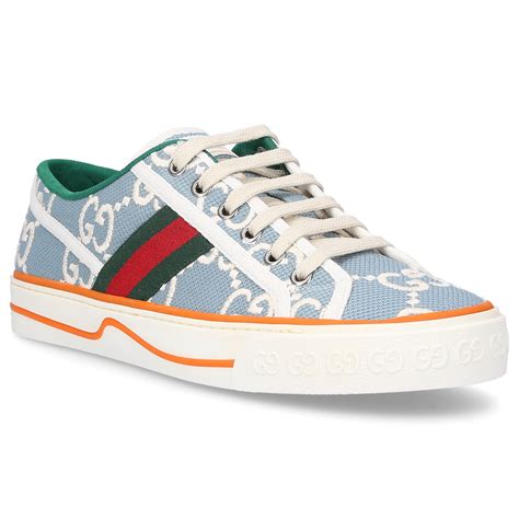 gucci tennis blue|gucci inspired tennis shoes.